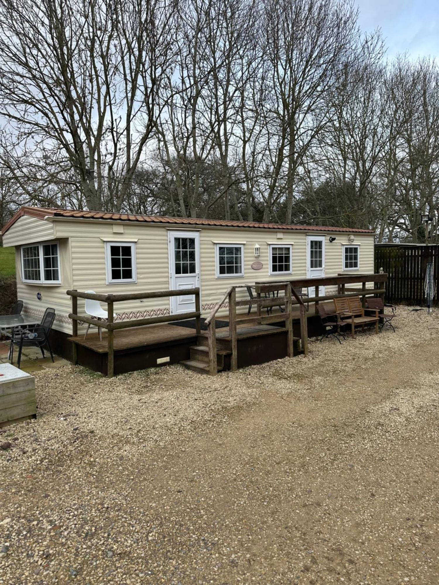 Static Mobile Home Set In Our 20 Acres Of Farmland Horspath Exterior foto